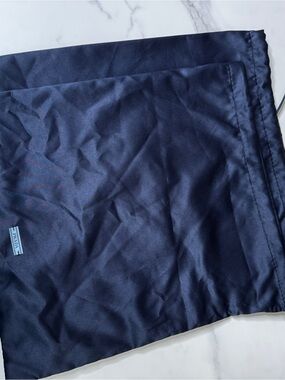 Prada Dust Bags Satin Navy Set of 2